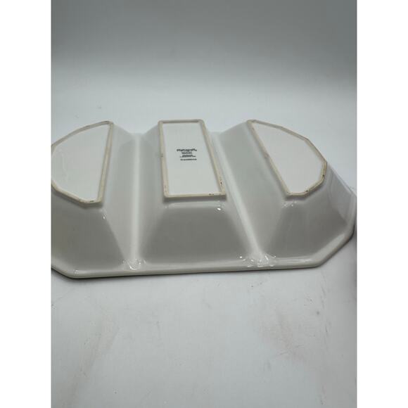 Pfaltzgraff PROVIDENCE Large Divided Plate Christmas dish 16" Serving platter - Picture 11 of 11